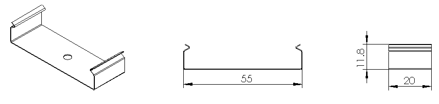 Type 1, Metal clip