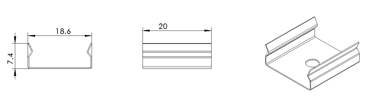 Type 1, Metal clip