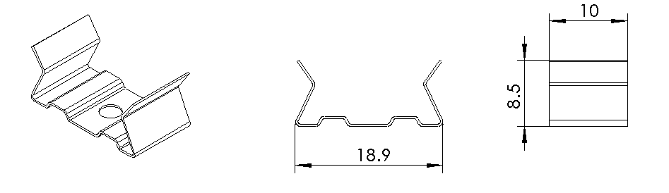 Type 1, Metal clip