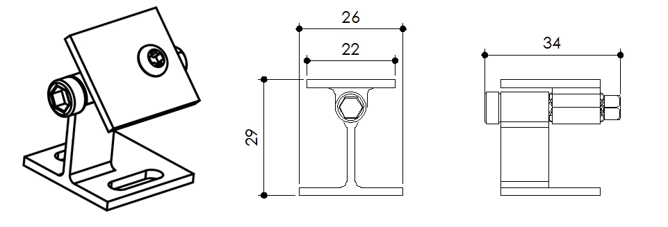 Type3, Rotatable bracket
