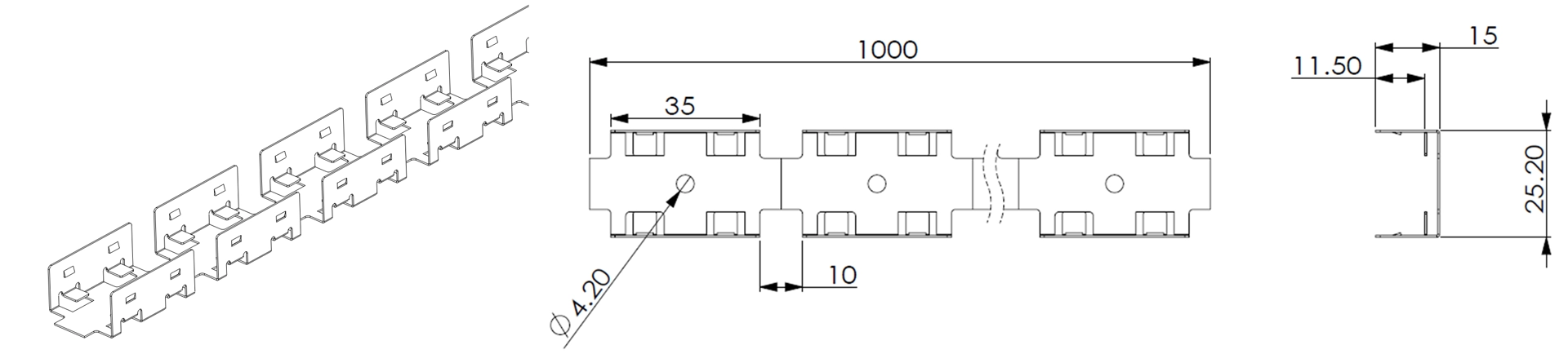 Type 4, Stainless installation chain (1mtr per pcs)