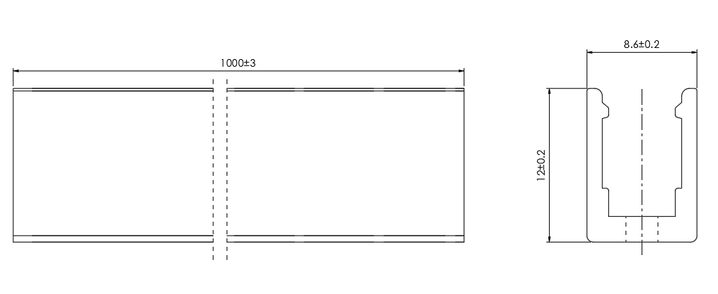  8.1 1 meter PC profile