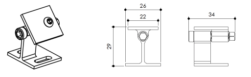 Type 1, Rotatable bracket