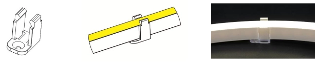 Type 1, transparent clips for indoor application
